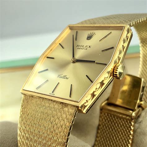 rolex cellini gold 1970|Rolex men's cellini 18k gold.